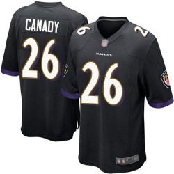 Game Men's Maurice Canady Black Alternate Jersey - #26 Football Baltimore Ravens