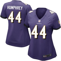 Game Women's Marlon Humphrey Purple Home Jersey - #44 Football Baltimore Ravens