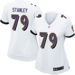 Game Women's Ronnie Stanley White Road Jersey - #79 Football Baltimore Ravens