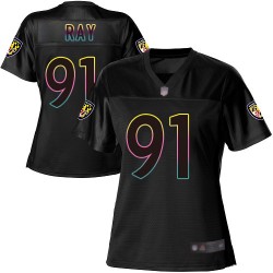 Game Women's Shane Ray Black Jersey - #91 Football Baltimore Ravens Fashion