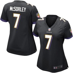 Game Women's Trace McSorley Black Alternate Jersey - #7 Football Baltimore Ravens