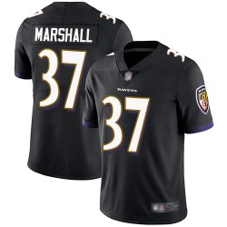 Limited Men's Iman Marshall Black Alternate Jersey - #37 Football Baltimore Ravens Vapor Untouchable