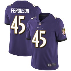 Limited Men's Jaylon Ferguson Purple Home Jersey - #45 Football Baltimore Ravens Vapor Untouchable