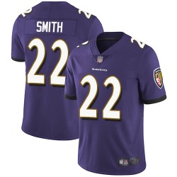 Limited Men's Jimmy Smith Purple Home Jersey - #22 Football Baltimore Ravens Vapor Untouchable