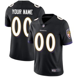 Limited Youth Black Alternate Jersey - Football Customized Baltimore Ravens Vapor Untouchable