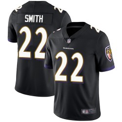 Limited Men's Jimmy Smith Black Alternate Jersey - #22 Football Baltimore Ravens Vapor Untouchable