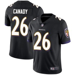 Limited Men's Maurice Canady Black Alternate Jersey - #26 Football Baltimore Ravens Vapor Untouchable