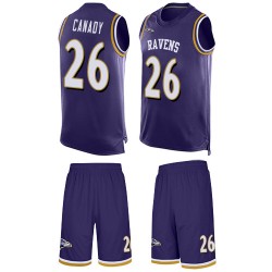 Limited Men's Maurice Canady Purple Jersey - #26 Football Baltimore Ravens Tank Top Suit