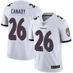 Limited Men's Maurice Canady White Road Jersey - #26 Football Baltimore Ravens Vapor Untouchable