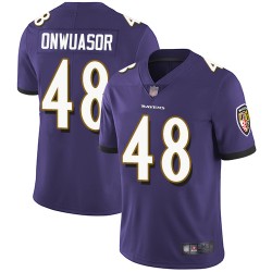 Limited Men's Patrick Onwuasor Purple Home Jersey - #48 Football Baltimore Ravens Vapor Untouchable