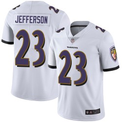 Limited Men's Tony Jefferson White Road Jersey - #23 Football Baltimore Ravens Vapor Untouchable