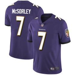 Limited Men's Trace McSorley Purple Home Jersey - #7 Football Baltimore Ravens Vapor Untouchable