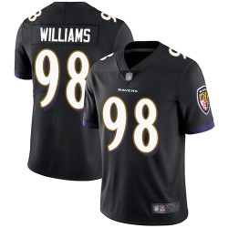 Limited Youth Brandon Williams Black Alternate Jersey - #98 Football Baltimore Ravens Vapor Untouchable
