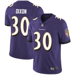 Limited Youth Kenneth Dixon Purple Home Jersey - #30 Football Baltimore Ravens Vapor Untouchable