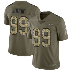 Limited Youth Matt Judon Olive/Camo Jersey - #99 Football Baltimore Ravens 2017 Salute to Service