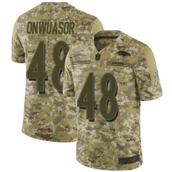 Limited Youth Patrick Onwuasor Camo Jersey - #48 Football Baltimore Ravens 2018 Salute to Service