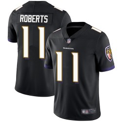 Limited Youth Seth Roberts Black Alternate Jersey - #11 Football Baltimore Ravens Vapor Untouchable