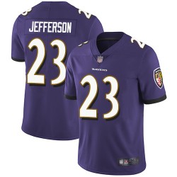 Limited Youth Tony Jefferson Purple Home Jersey - #23 Football Baltimore Ravens Vapor Untouchable