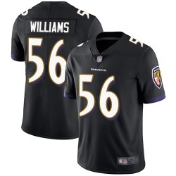 Limited Youth Tim Williams Black Alternate Jersey - #56 Football Baltimore Ravens Vapor Untouchable