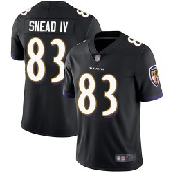 Limited Youth Willie Snead IV Black Alternate Jersey - #83 Football Baltimore Ravens Vapor Untouchable