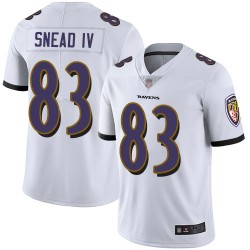 Limited Youth Willie Snead IV White Road Jersey - #83 Football Baltimore Ravens Vapor Untouchable
