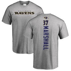 Iman Marshall Ash Backer - #37 Football Baltimore Ravens T-Shirt