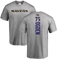 Jonathan Ogden Ash Backer - #75 Football Baltimore Ravens T-Shirt