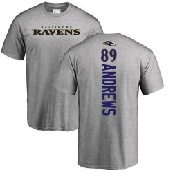 Mark Andrews Ash Backer - #89 Football Baltimore Ravens T-Shirt