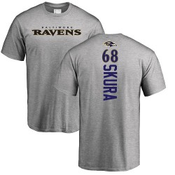 Matt Skura Ash Backer - #68 Football Baltimore Ravens T-Shirt
