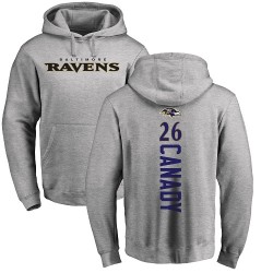 Maurice Canady Ash Backer - #26 Football Baltimore Ravens Pullover Hoodie