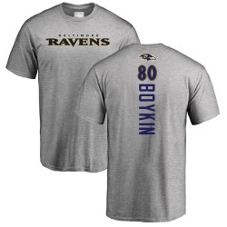 Miles Boykin Ash Backer - #80 Football Baltimore Ravens T-Shirt