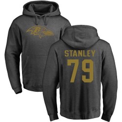 Ronnie Stanley Ash One Color - #79 Football Baltimore Ravens Pullover Hoodie