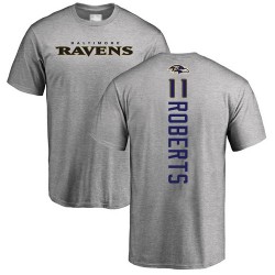 Seth Roberts Ash Backer - #11 Football Baltimore Ravens T-Shirt