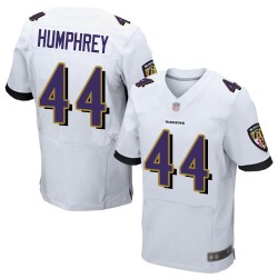 Elite Men's Marlon Humphrey White Road Jersey - #44 Football Baltimore Ravens