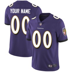 Limited Men's Purple Home Jersey - Football Customized Baltimore Ravens Vapor Untouchable