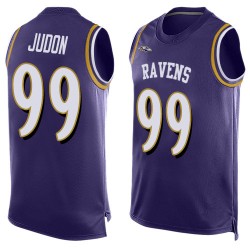 Elite Men's Matt Judon Purple Jersey - #99 Football Baltimore Ravens Player Name & Number Tank Top